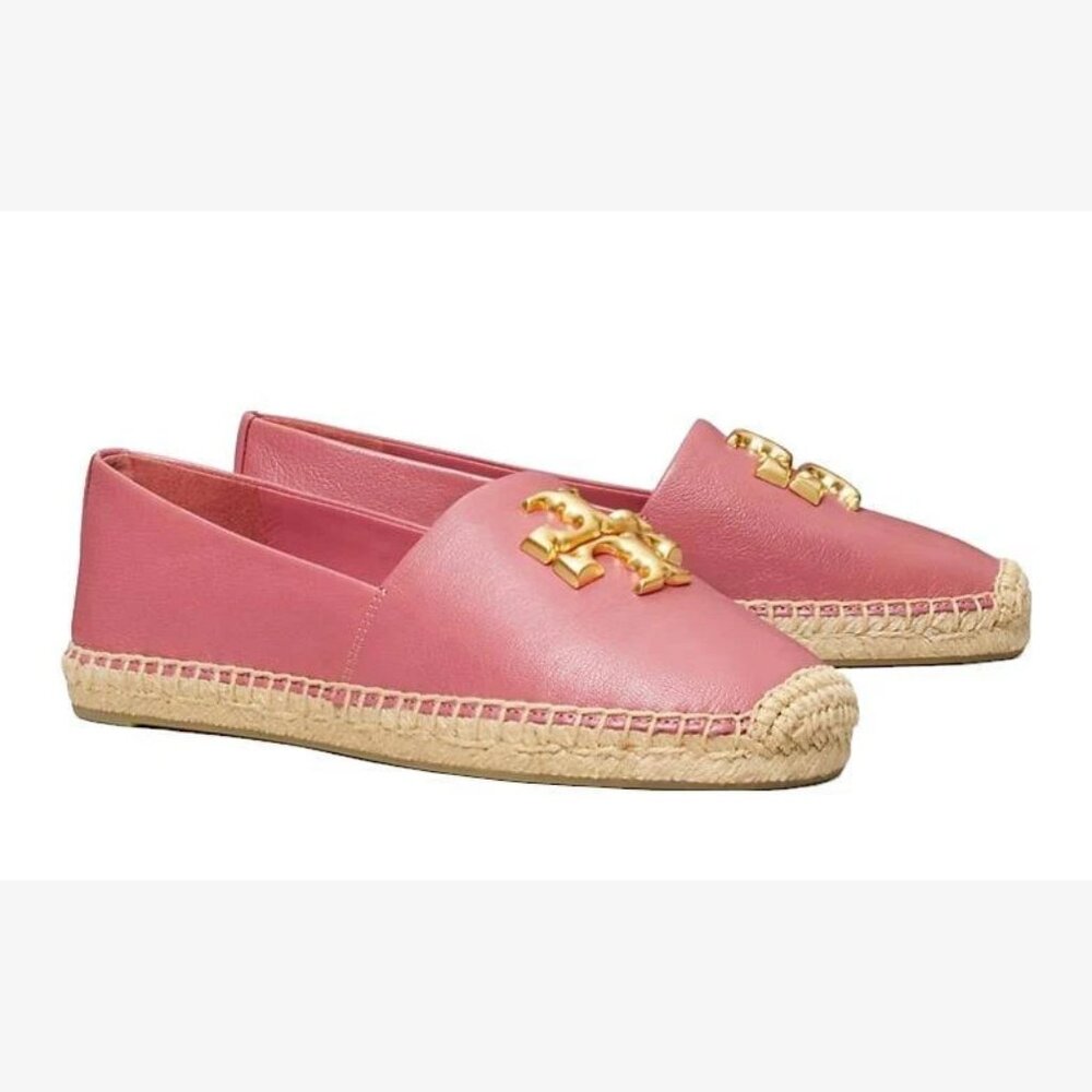 NEW Tory Burch Sizes 8.5, 9, 9.5 Women's Eleanor Espadrille - Light Berry